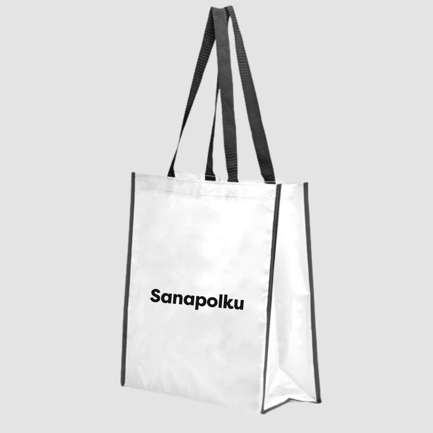 Coast Kiiltolaminoitu kestokassi Sanapolku Logolla – 120 g/m²