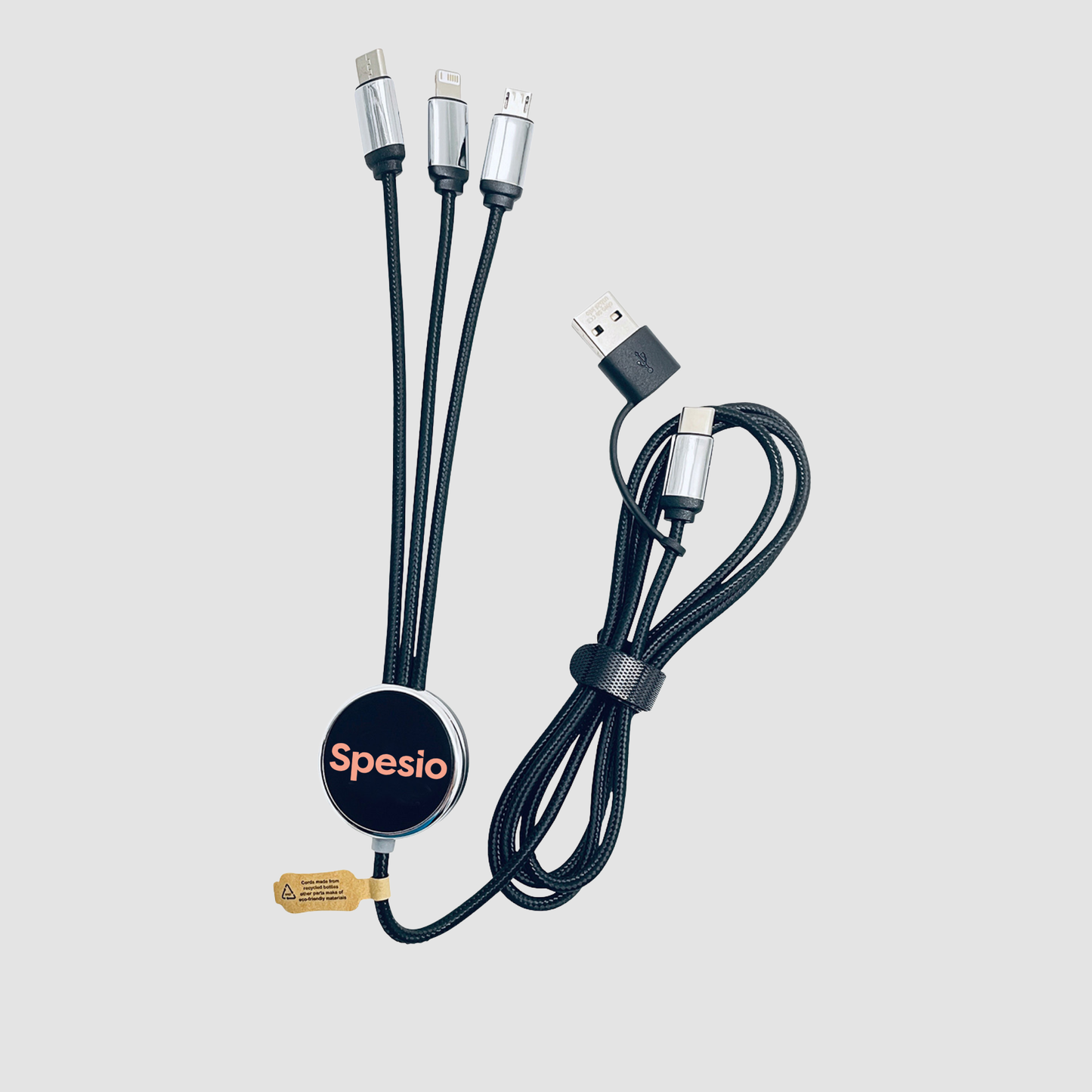 5 in 1 led latausjohto Spesio Logolla