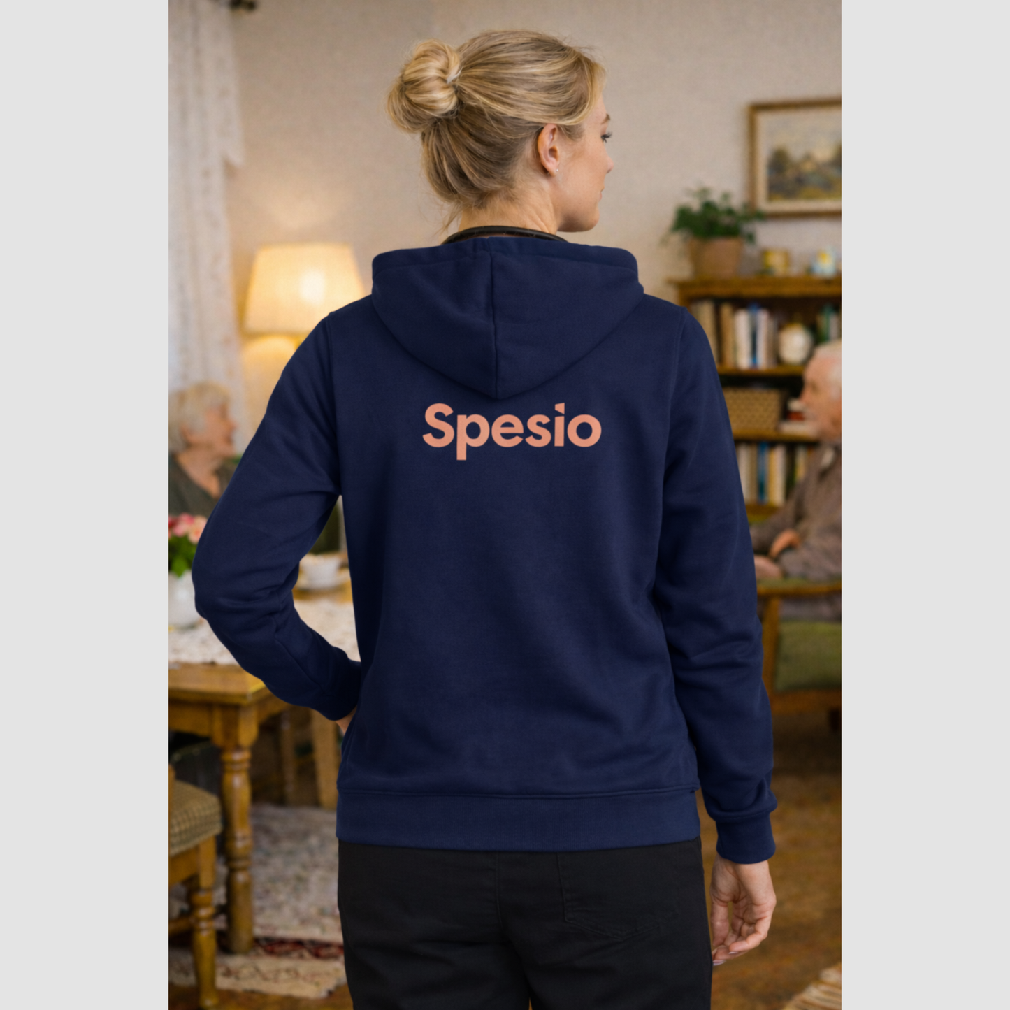 Basic Huppari Vetoketjulla Spesio Logolla