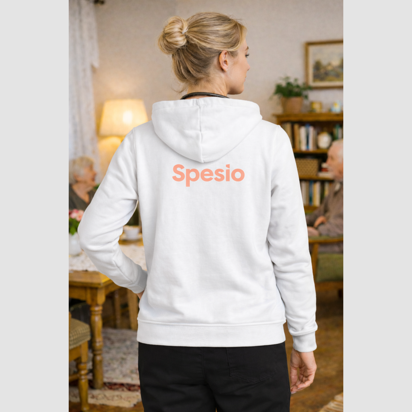 Basic Huppari Vetoketjulla Spesio Logolla