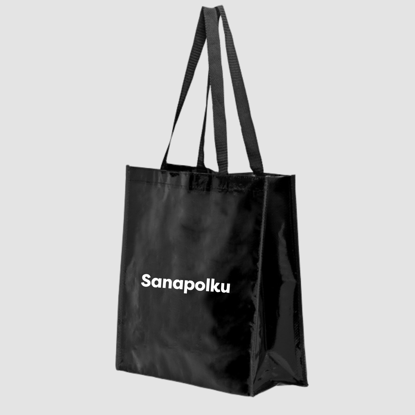 Coast Kiiltolaminoitu kestokassi Sanapolku Logolla – 120 g/m²