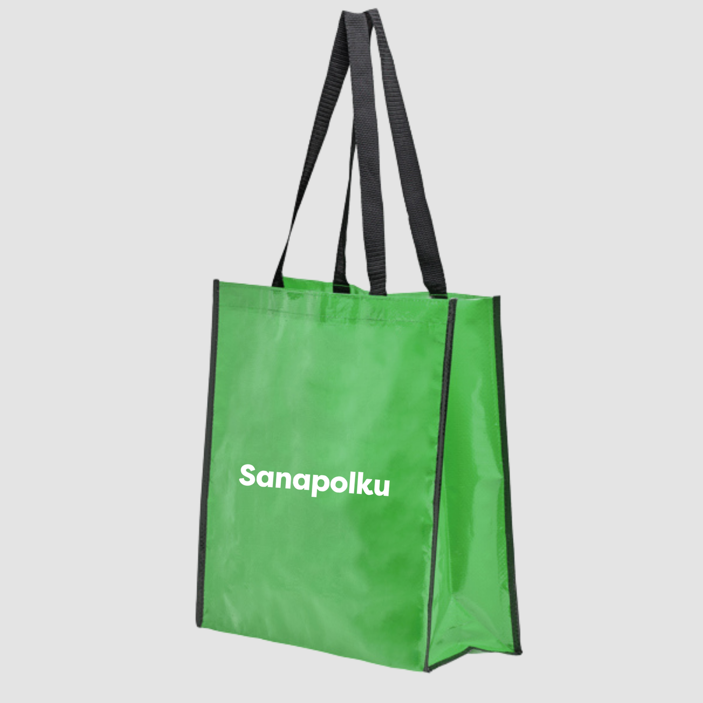 Coast Kiiltolaminoitu kestokassi Sanapolku Logolla – 120 g/m²