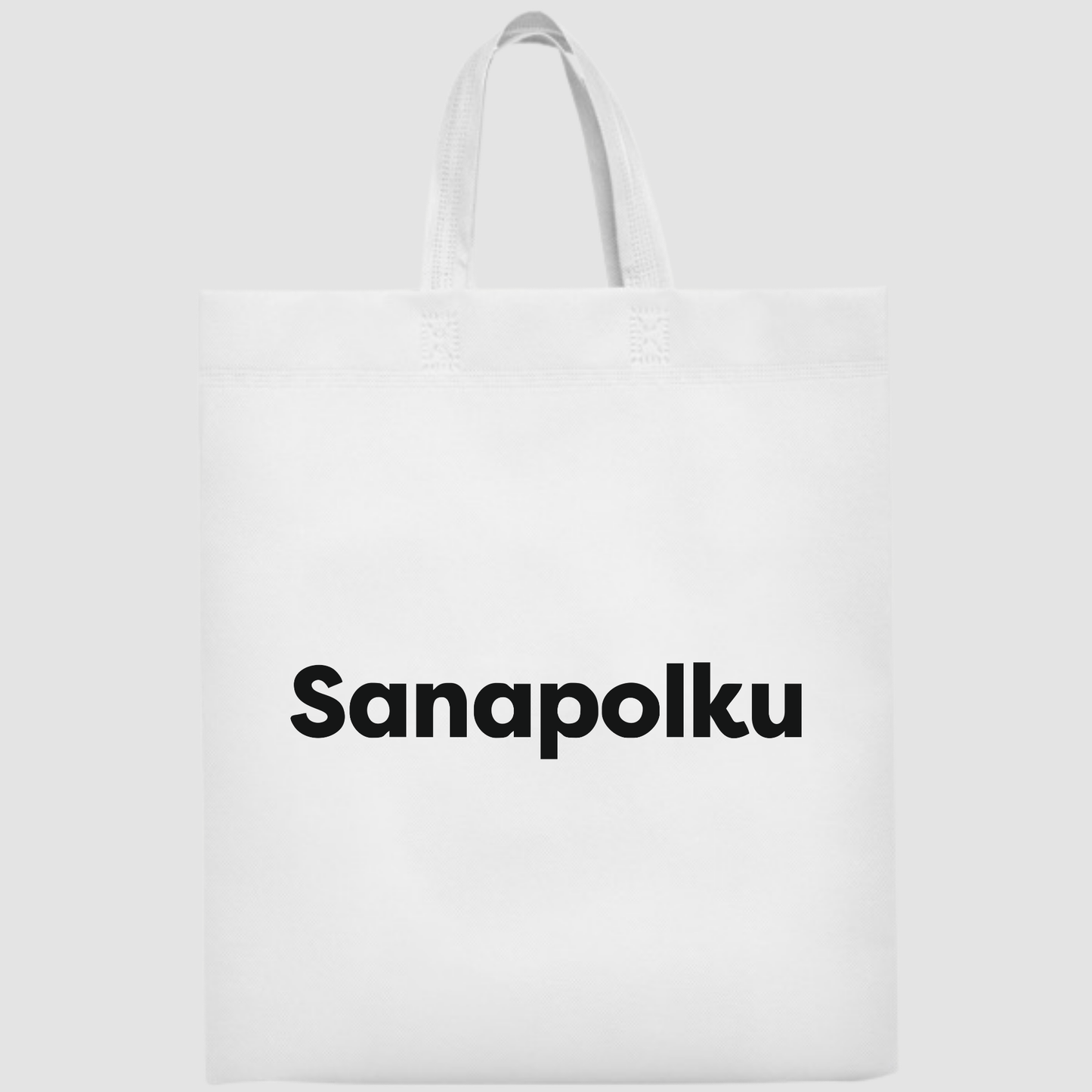 LAKE Non-woven -Kestokassi Sanapolku Logolla