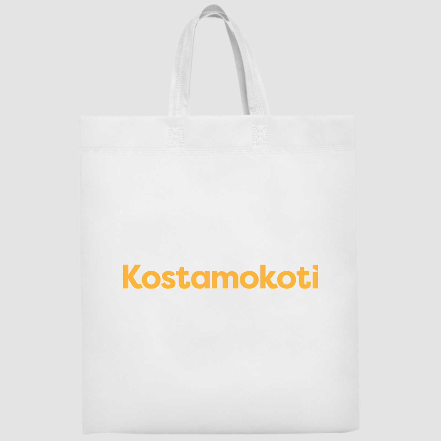 LAKE Non-woven -Kestokassi Kostamokoti Logolla