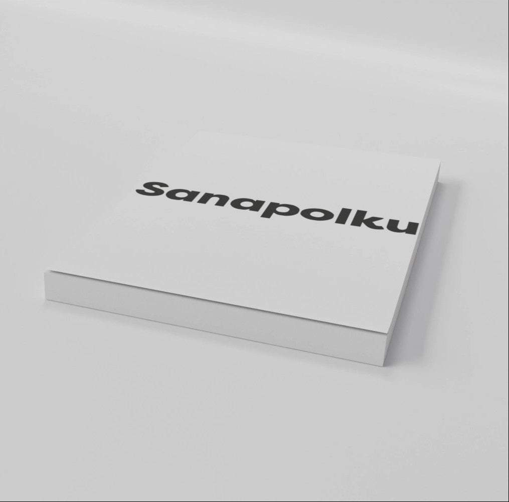 Sticky-Mate® kierrätetyt tarralaput Sanapolku Logolla 50 x 75 mm