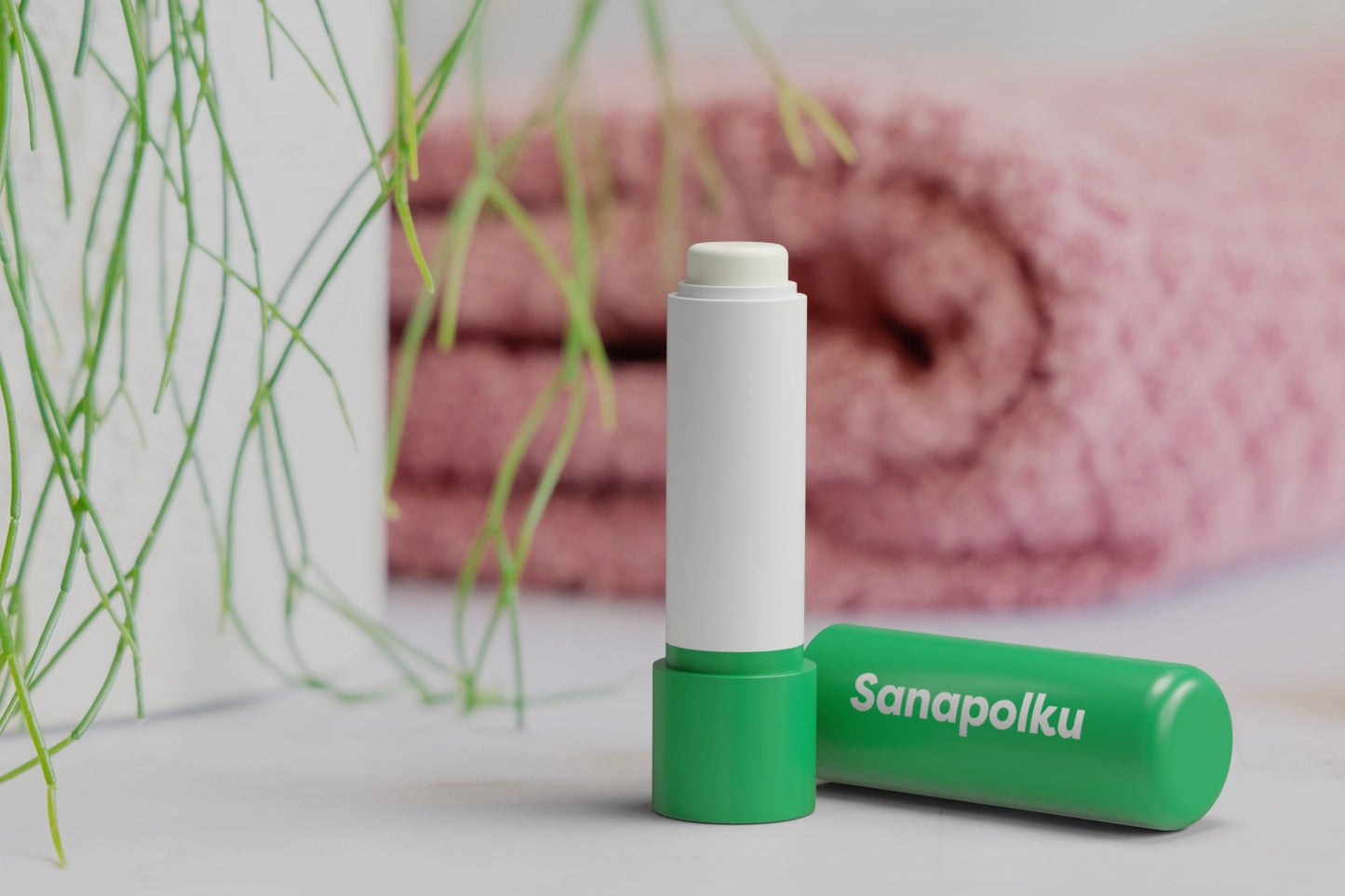 Eden Vaniljanmakuinen Huulirasva Sanapolku Logolla